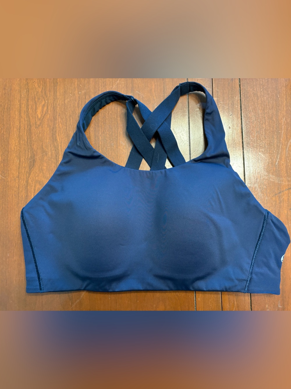 lululemon athletica Navy Blue Crossback Sports Bra